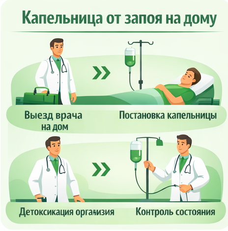 капельница от запоя в Великих Луках в клинике Санати